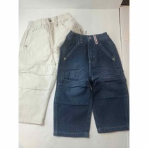 The Children&#39;s Place Jean Lot Pants 12 M &amp; 18 Month Blue Khaki boys todd... - $34.44