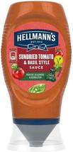 Hellmann&#39;s Sun-dried Tomato &amp; Basil squeeze bottle READY to SERVE-FREE SHIP - £9.83 GBP