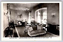 RPPC Christian Science Benevolent Reception Room San Francisco Postcard E34 - $8.95