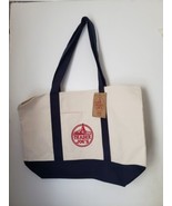 Trader Joe&#39; Reusable Cotton Canvas Blue Tote Bag, Heavy-Duty. BRAND NEW.... - £13.24 GBP