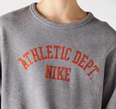 Nike Athletic Dept Sportswear Sweatshirt Pullover Crewneck Mens Large Gr... - $59.99
