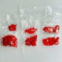 Fortress America Replacement Red Eastern Invader Pieces Original Vtg 198... - £13.96 GBP