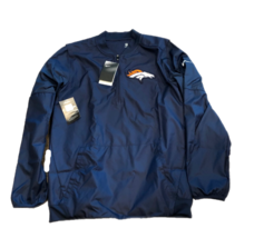 NWT New Denver Broncos Nike Dri-Fit OnField Repel Sideline Small Jacket - £42.68 GBP
