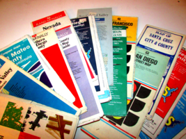 Southern California MAPS for craft projects all over 20 yrs old (sew rm ... - $1.80