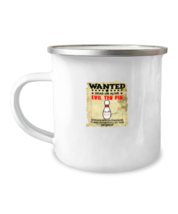 12 oz Camper Mug Coffee  Funny wanted dead or alive evil ten pin approach with  - £15.62 GBP
