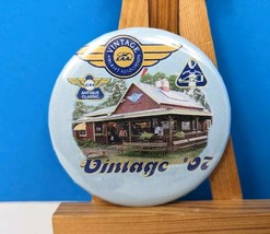 EAA Vintage Red Barn Antique Classic Oshkosh 2007 Button Pin - $4.89