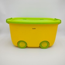 Esokit toy boxes and chests stackable toy storage box with rolling wheel... - £40.89 GBP