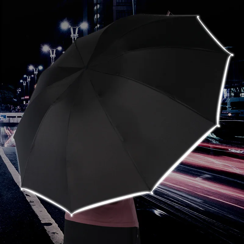 House Home New A Auto Open Close Light-Atting LED Reverse Umbrella Ten-bones Thr - £47.98 GBP