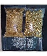 538g Vintage Bead Lot Gold Silver Glass Bugle Acrylic Craft Jewelry Maki... - $79.75 CAD