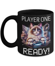 Generic Cat Videogamer Mug For Funny Kawaii Gaming Gifts, Catful Cat Gif... - $17.59+