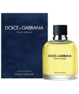 Dolce &amp; Gabbana Pour Homme Eau De Toilette Spray for Men 2.5fl oz Father... - $72.99