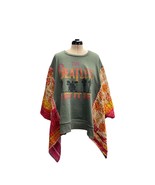 The Beatles Let It Be Ladies Poncho/Ruana with Flowing Kantha Sleeves - $72.00
