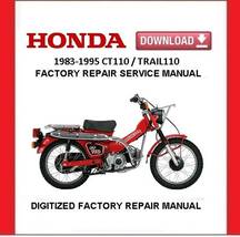 HONDA CT110 TRAIL110 1983-1995 Factory Service Repair Manual - $20.00