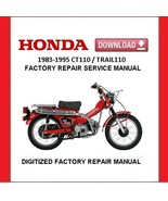HONDA CT110 TRAIL110 1983-1995 Factory Service Repair Manual - $20.00