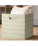 Better Homes &amp; Garden™ ~ PATCHWORK STRIPE  ~ 12.75&quot; ~ Fabric Storage Cub... - $32.73