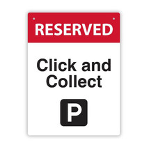 Durus Click and Collect Parking Wall Sign (225x300mm) - $724.90 MXN
