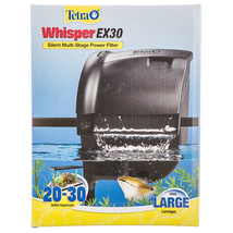 Tetra Whisper EX Silent Multi-Stage Power Filter for Aquariums 30 gallon Tetra W - £36.72 GBP