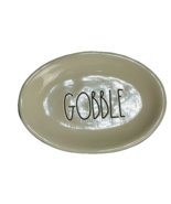 RAE DUNN ARTISAN COLLECTION by MAGENTA &quot;Gobble&quot; Oval Appetizer Snack Pla... - £7.12 GBP