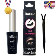 1~5 ifullash Waterproof Fake False Eyelash Adhesive glue Black 7g Eye La... - £9.34 GBP+