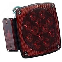 Uriah Products UL840011 4-1/2&quot; Square Red LED Signal Light (Under 80&quot; with - $49.05 CAD