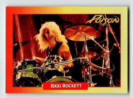 Poison Rikki Rockett 1991 Rockcards Brockum #132 - $4.85