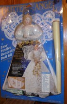 Daisy Kingdom Doll Kit Glitter Angel Christmas 16.5&quot; Taiwan Vintage NOS 1994  - £27.19 GBP