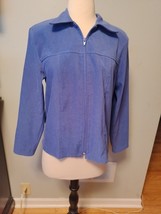 Vintage Clío Women’s Blue Full Zip Light Jacket - Size Small - $18.04