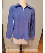 Vintage Clío Women’s Blue Full Zip Light Jacket - Size Small - €15,41 EUR