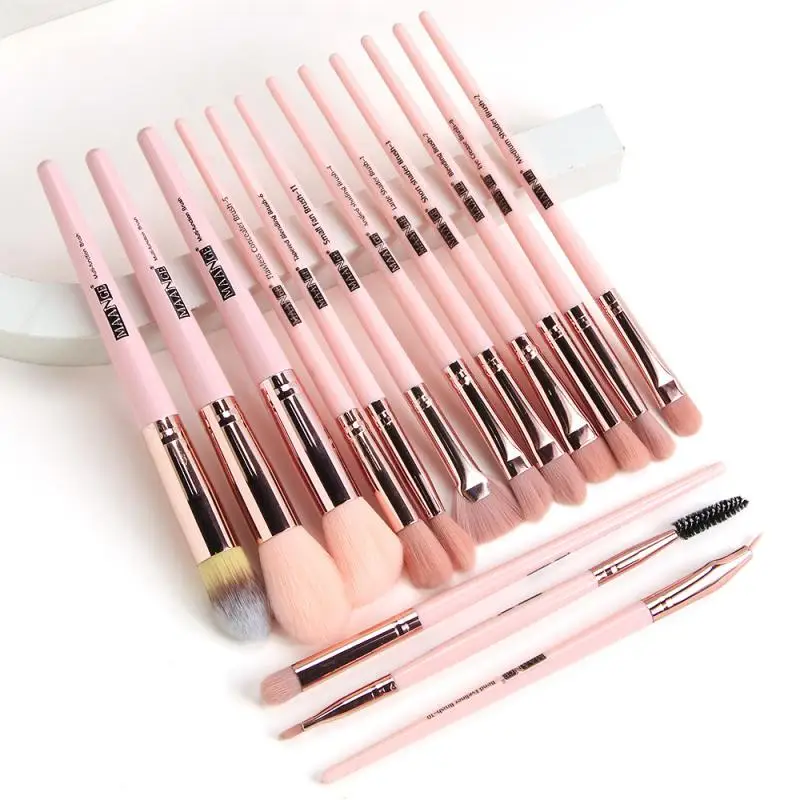 15 pcs/Set Professional Make Up Brushes Blusher Face Powder Eyeshadow Tool Set C - £28.01 GBP