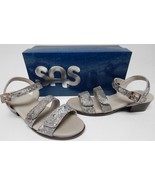 SAS Savanna Sz 7.5 S (AAA) SLIM Women&#39;s Leather Strappy Sandals Multi-Sn... - $115.82