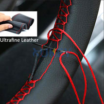 DIY Hand Sewing Fine Leather Auto Car Steering Wheel Cover W/ Needle &amp; T... - £22.80 GBP