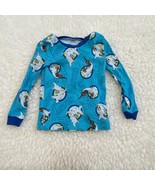 Dr Seuss 2T  Long Sleeve Pajama Aqua Blue Top - $5.48 CAD