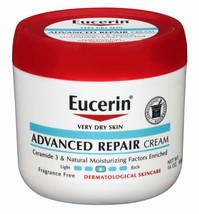 Eucerin Creme Advanced Repair 16 Ounce Jar (473ml) (3 Pack) - £66.35 GBP