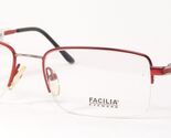 FACILIA HK 1036-03 Rostrot / Silber Einzigartige Seltene Brille 53-16-140mm - $54.24