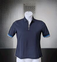 Nike Women's Dri-Fit Zip Golf Polo Shirt Navy Blue Size Small - $14.84