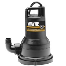 WAYNE VIP15 1/5 HP Thermoplastic Portable Electric Water Removal Pump - £76.75 GBP