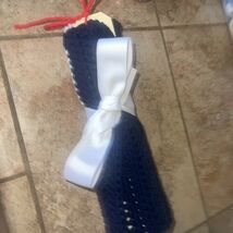 Handmade Set of 2 Crochet Cotton Dish/Wash Cloths 10.5”x10.5”- Red, Whit... - $11.88