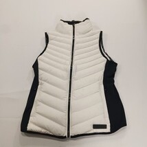 Calvin Klein RN#54163 Performance Women's White/Black Full Zip Puffer Vest Small image 13