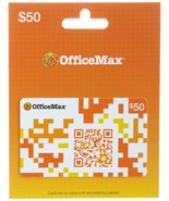 OFFICEMAX GIFT CARD FURNITURE ELECTRONICS SUPPLIES PRINT SERVICE SCHOOL ... - €51,34 EUR+