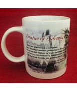 Statue of Liberty Souvenir coffee mug quote of The New Colossus by Emma ... - £9.13 GBP