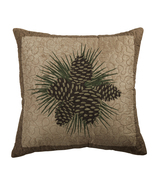 Donna Sharp Decorative Pillow, Antique Pine (Pinecone) - £30.54 GBP