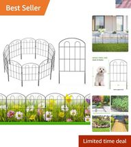 28 Pack Outdoor 24in H x 30ft L Coated Metal RustProof Landscape Wrought... - $85.37