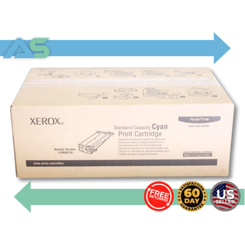 Xerox 113R00721 YELLOW PRINT CART FOR PHASER 6180 6180MFP 2K YIELD STD CAP - £441.50 GBP