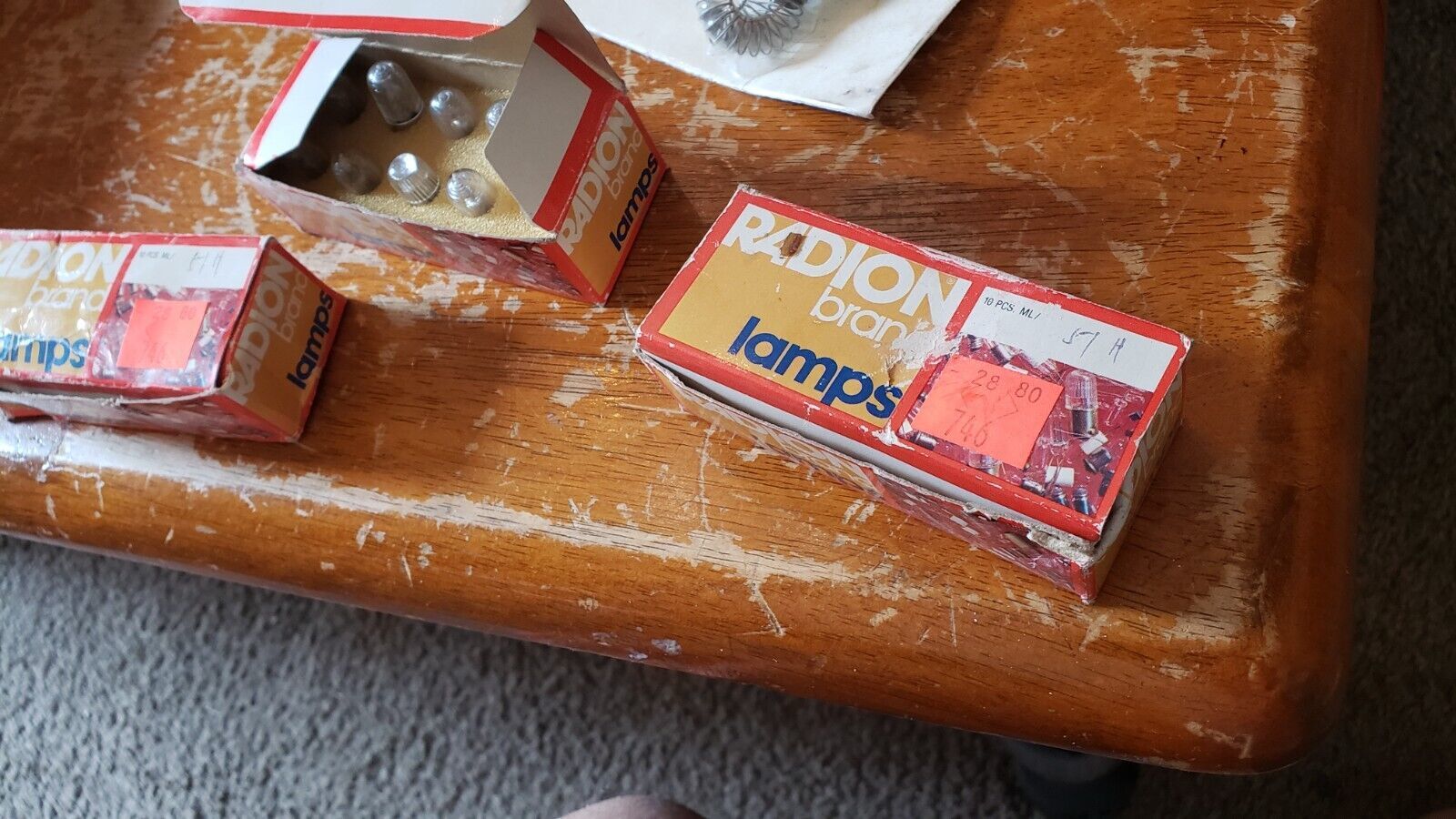 Neuf Vintage Boite De 10 radion Marque Lampe Miniature Mini Léger bulb P... - $20.22
