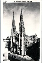 Aerial View St. Patrick&#39;s Cathedral, New York Postcard - £5.89 GBP