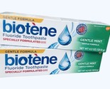 2X Biotene Fluoride Toothpaste Gentle Mint 4.3 Fl Oz NIB 8/25 - $69.28