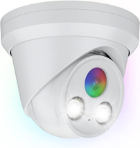 5MP Full Color Poe IP Camera Outdoor with Mic/Audio, 24/7 Full-Time Color Turre - £95.89 GBP