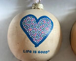 wooden PK Life is Good Set of 4 ea Decorative Wooden Ornaments year around - $26.97