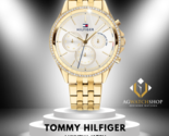 Tommy Hilfiger Damen-Armbanduhr 1781977, Quarz, Edelstahl, weißes... - $119.89