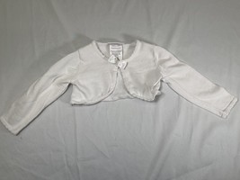 Bonnie Baby baby girl white long sleeve Cardigan-sz 18 months - £9.03 GBP